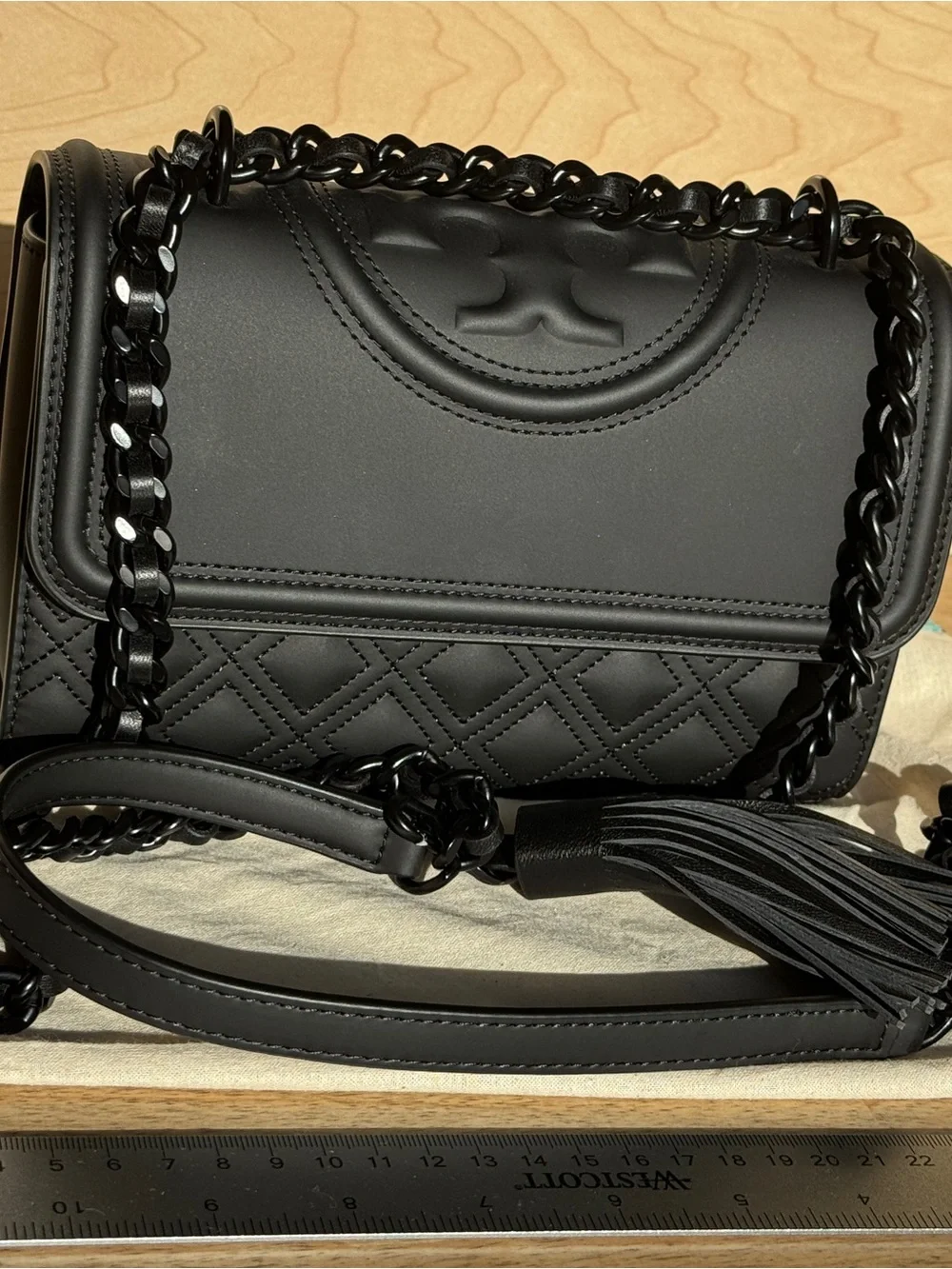 Tory Burch Fleming Matte Convertible Shoulder Bag